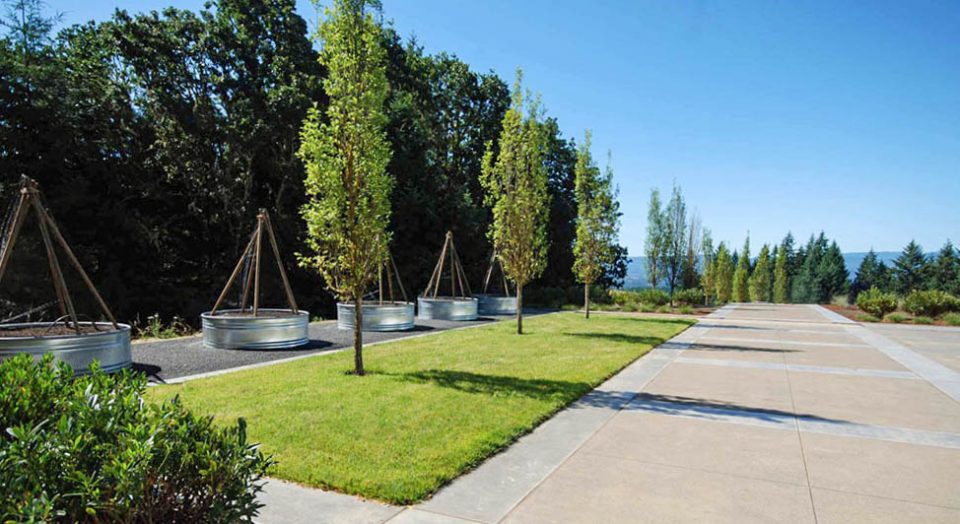 Willamette Valley Residence Raised Planters